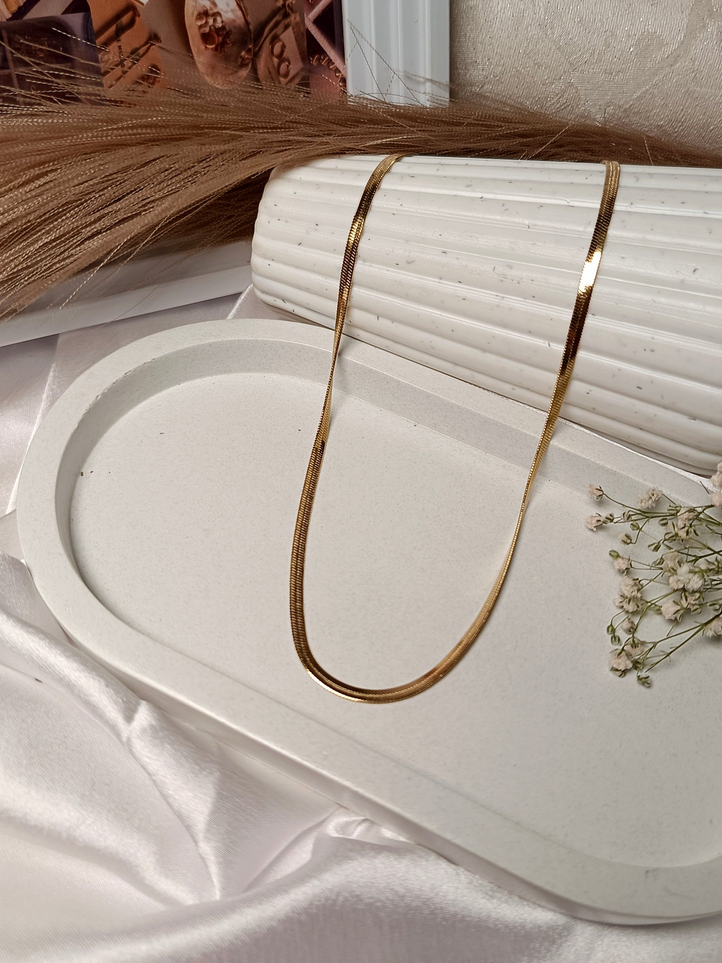 anti tarnish snake chain