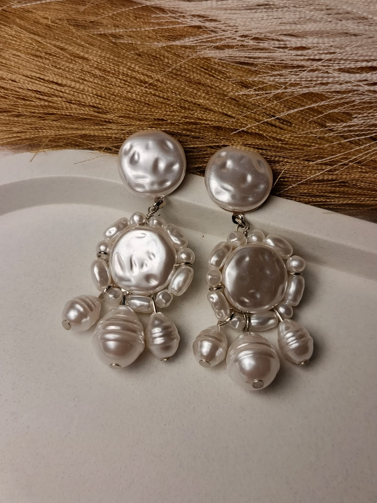 Baroque Pearl Drop Earrings