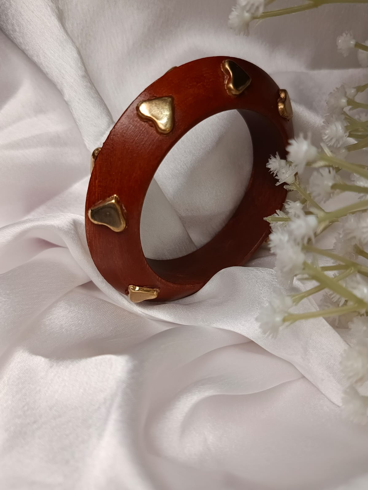 Handmade Heartwood Bangle size upto 2'8