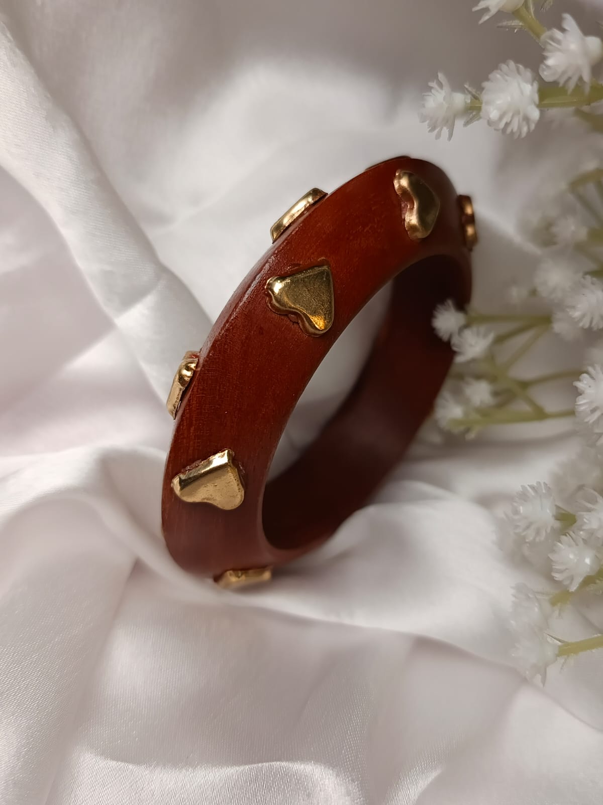 Handmade Heartwood Bangle size upto 2'8