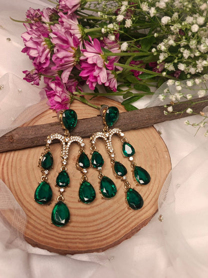 sara crystal drop earring