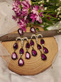 sara crystal drop earring