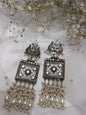 Traditional Silver and Pearl Earrings