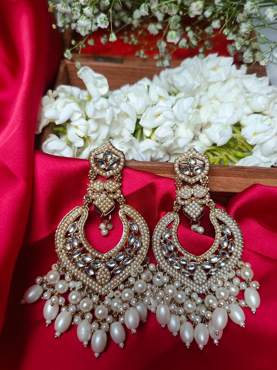 Exquisite Indian Chandbali Earrings