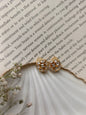 Anti tarnish Glamorous Crystal Cluster anti tarnish Stud Earrings | Gold-Toned