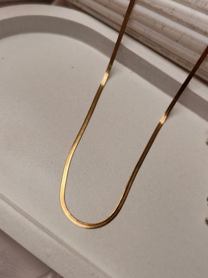 sleek anti tarnish snake chain