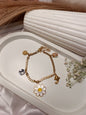 Beautiful Daisy Charm Bracelet