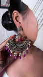 Bold Silver Statement Earrings