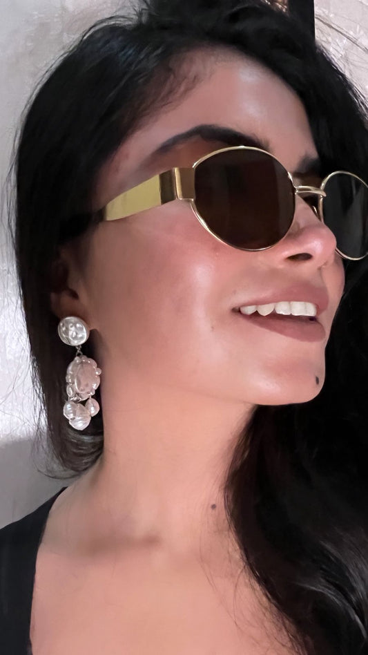 Baroque Pearl Drop Earrings