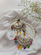 Bold Silver Statement Earrings