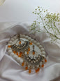 Bold Silver Statement Earrings